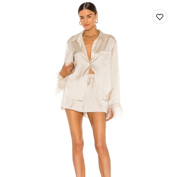 COPY - REVOLVE L’Academie feather blouse 🤍 - Picture 7 of 7